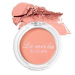 6-COLOR Monochromatic Blush Compact - Silky Smooth Cheek Blusher For Contouring And Brightening - Waterproof Cosmetics