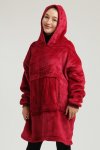 Huggle Hoodie Ultra Plush Blanket Sherpa Hoodie