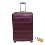 Smte Durable Elegance: Suitcase Small 55CM With Smte Keyring 1 Piece Maroon With Keychain