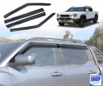 BYD Shark 6 Weather Wind Shields Matte Black 2024