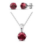 DESTINY January Birth Set With Swarovski Crystals