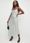 Flutter Detail Slip Dress - Vapour Blue