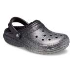 Classic Glitter Lined Clog - Black silver M9W11