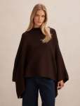 Claudia Knit Cape - 0 Chocolate