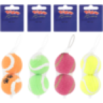 MINI Tennis Balls For Dogs 2-PACK Colour May Vary