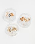 Mixed Gold & Silver 3 Tubs Earring Backs