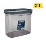 Cannister Vinto Oval 2.10L Smoke Color Marketplace Brits Bros