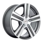 16" A-line Magnum 5 120 Gunmetal Machine Face Alloy Wheels - Autostyle Motorsport South Africa