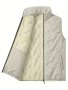Men's Solid Fleece Tank Top Casual Breathable Lapel Sleeveless Shirt Men's Clothing For Winter Outdoor Activities