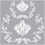 Stencil Fleur Bow