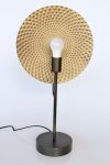 Metal Fan Shaped Lamp 64X35CM