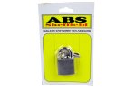 Padlock Grey 25MM 1 On Abs Card