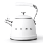 Smeg Gas Top Whistling Kettle White CKLW2001WH