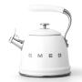 Smeg Gas Top Whistling Kettle White CKLW2001WH