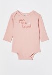 Cotton On Organic Newborn Pointelle Long Sleeve Bubbysuit - Zephyr you Are Loved