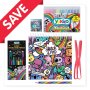Rainbow Sketchpad & Silky Crayons Gift Pack