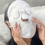 1PC Hot Compress Face Towel Reusable Face Mask Towel For Hot & Cold Skin Care Skin Moisturizing Towel