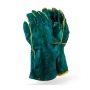 Dromex Superior Green Leather Lined Welders Gloves 20CM Elbow Length