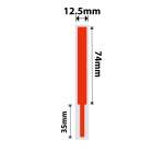 NB404 - - N1 - 12.5X109MM - 60 Red Cable Labels