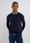 T-Shirt Manica Lunga Regular - Midnight Blue