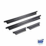 Toyota Land Cruiser 70 Series Double Cab Black Door Sill Trims