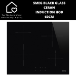 Smeg Black Glass Ceran Induction Hob - 60CM