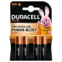 Duracell Plus Aa Batteries 4 Pack Alkaline Batteries 1.5V LR6 MN1500