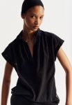 Cotton Blouse - Black