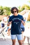 The Wine Country Tee In Navy - M
