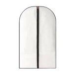 Andoora Transparent Hanging Hook Zipper Closure Garment -black