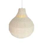 Onion Cotton Yarn Pendant Light Off-white