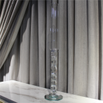 Crystal Bubble Stem Candle Holder
