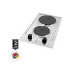 Defy 2 Plate Domino Solid Hob