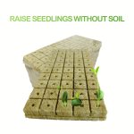 50 Rockwool Seedling Cubes For Soilless Planting - 2.5CM X 1.02IN X 5.51IN