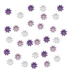 Daisies Cupped Purple Mix Pack Of 30