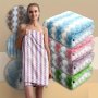 Extra Large Plaid Bath Towel: Absorbent Quick Drying Soft & Skin Friendly For Family Bathroom - Perfect Bathroom Supplies