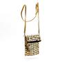 Boho Gold Leather Passport Bag - Gold Leather