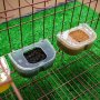 1pc Pigeon Anti Scattering Food Box Carrier Pigeon Food Box Parrot Food Trough Bird Breeding Cage Hanging Box