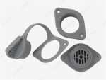 Non-return Drain Valve Set With Plug 25MM Grey