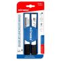 2PCS Whiteboard Pens With Eraser Black Dry Wipe For Teachers