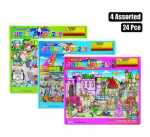 Puzzle Jigsaw Asstd 24PC Marketplace Brits Bros