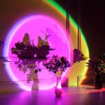 Sunset Lamp Projection LED Lights With Remote 16 Colors Night Light Rainbow 4 Modes Setting For Photography selfie party Decor G