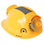 Solar Hard Hat With Dual Fans Bright LED Light Construction Helmet
