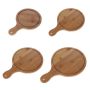 Bamboo Pizza Platter Set Of 4