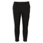Black Bengaline Zip Pants