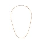 Elan Flat Chain Necklace Rose Gold - Short