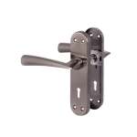 Handle Only 180X43MM Keyhole Satin Black Nickel - Dritta