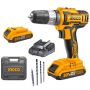 Ingco Cordless Impact Drill Li-ion 20V With Carry Case Kit