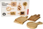 WOODEN01 Tray Serving Set