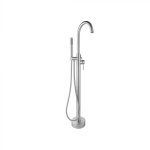 Freestanding Bath Mixer Stylet Satin Nickel